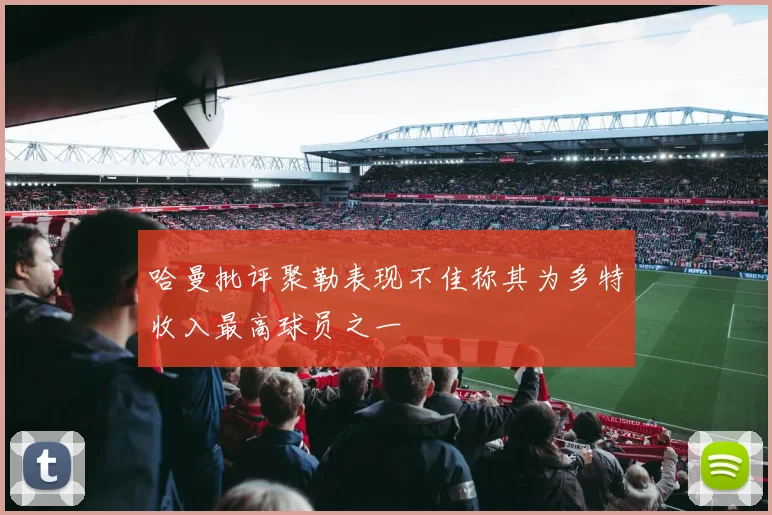 哈曼批评聚勒表现不佳称其为多特收入最高球员之一