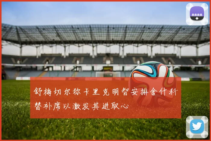 舒梅切尔称卡里克明智安排舍什科替补席以激发其进取心